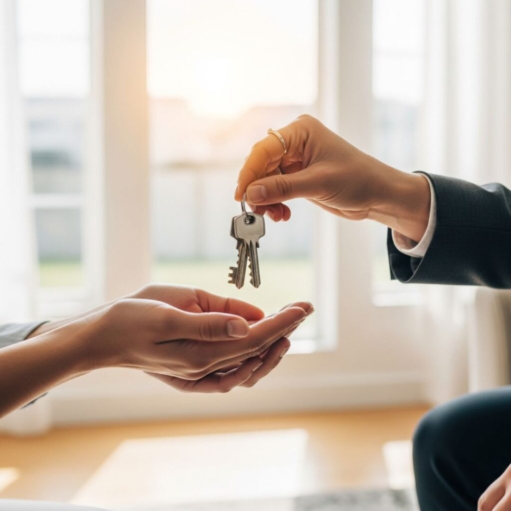 keys being handed over